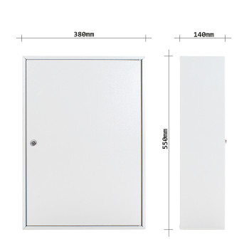 Rottner S150 skříňka na klíče šedá