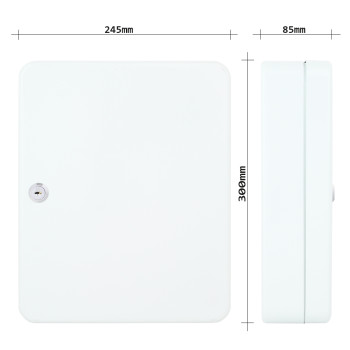 Rottner TS93 skříňka na klíče šedá