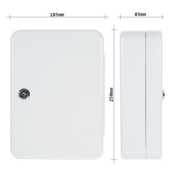 Rottner TS48 skříňka na klíče šedá