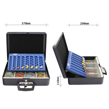 Rottner London kufříková europokladnička černá