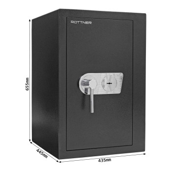 Rottner Monaco 65 nábytkový trezor černý