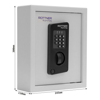 Rottner Keytronic 20 sejf na klíče šedý