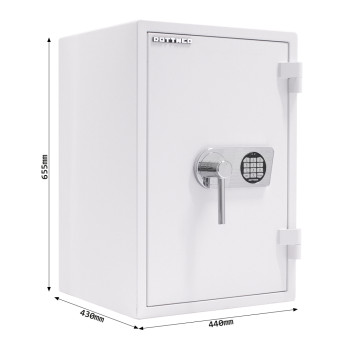 Rottner Atlas 65 EL EN-1 ohnivzdorný elektronický trezor bílý