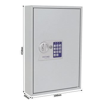 Rottner S64 EL skříňka na klíče šedá