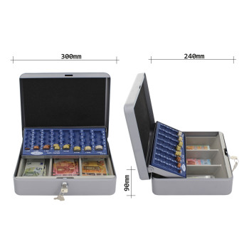 Rottner HomeStar Cash Euro 1 europokladnička stříbrná