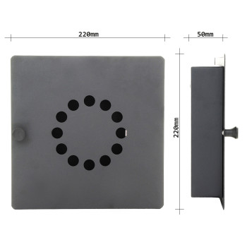 Rottner Key Point 10 skříňka na klíče černá