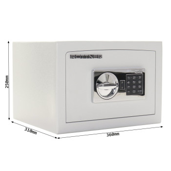 Rottner Fifty EL nábytkový elektronický trezor šedý