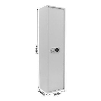 Rottner Yukon 8 EL S1, min 15RU skříň na zbraně světle šedá