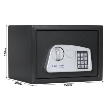 Rottner Jupiter 3 EL nábytkový elektronický sejf antracit