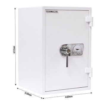 Rottner Atlas 65 EN-1 ohnivzdorný trezor bílý
