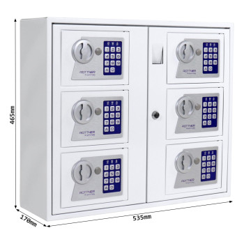 Rottner Keysystem 6 systém úschovy klíčů bílý