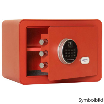 Rottner Vintage nábytkový elektronický sejf červený